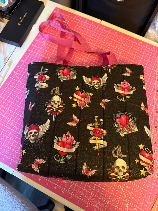Bag - Tote Bag Hearts & Skulls 0006