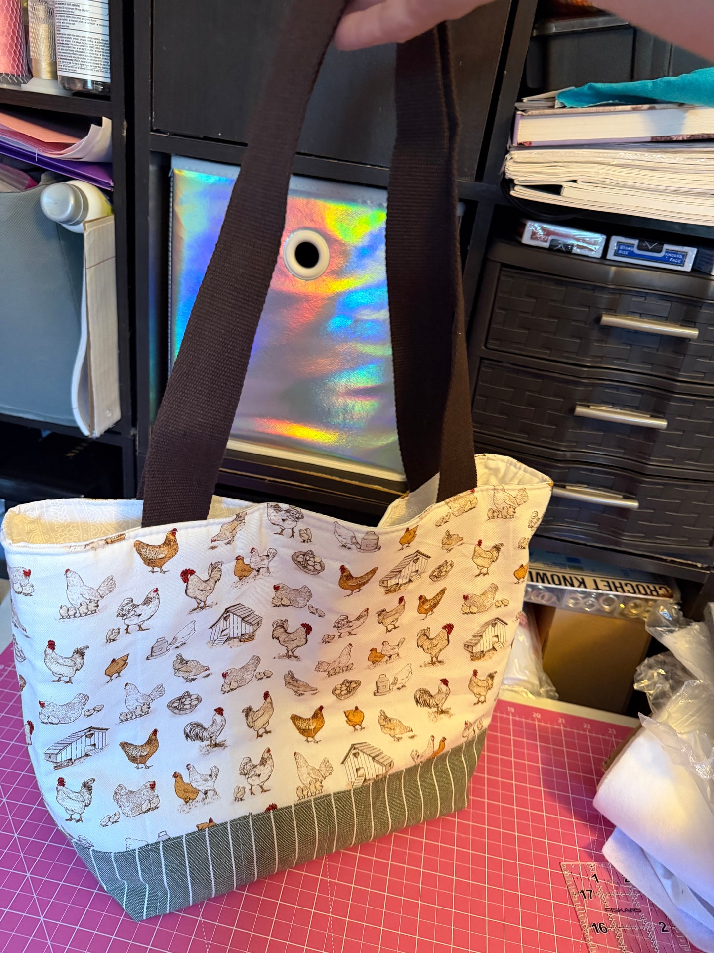 Bag - Tote Bag Chickens 0005
