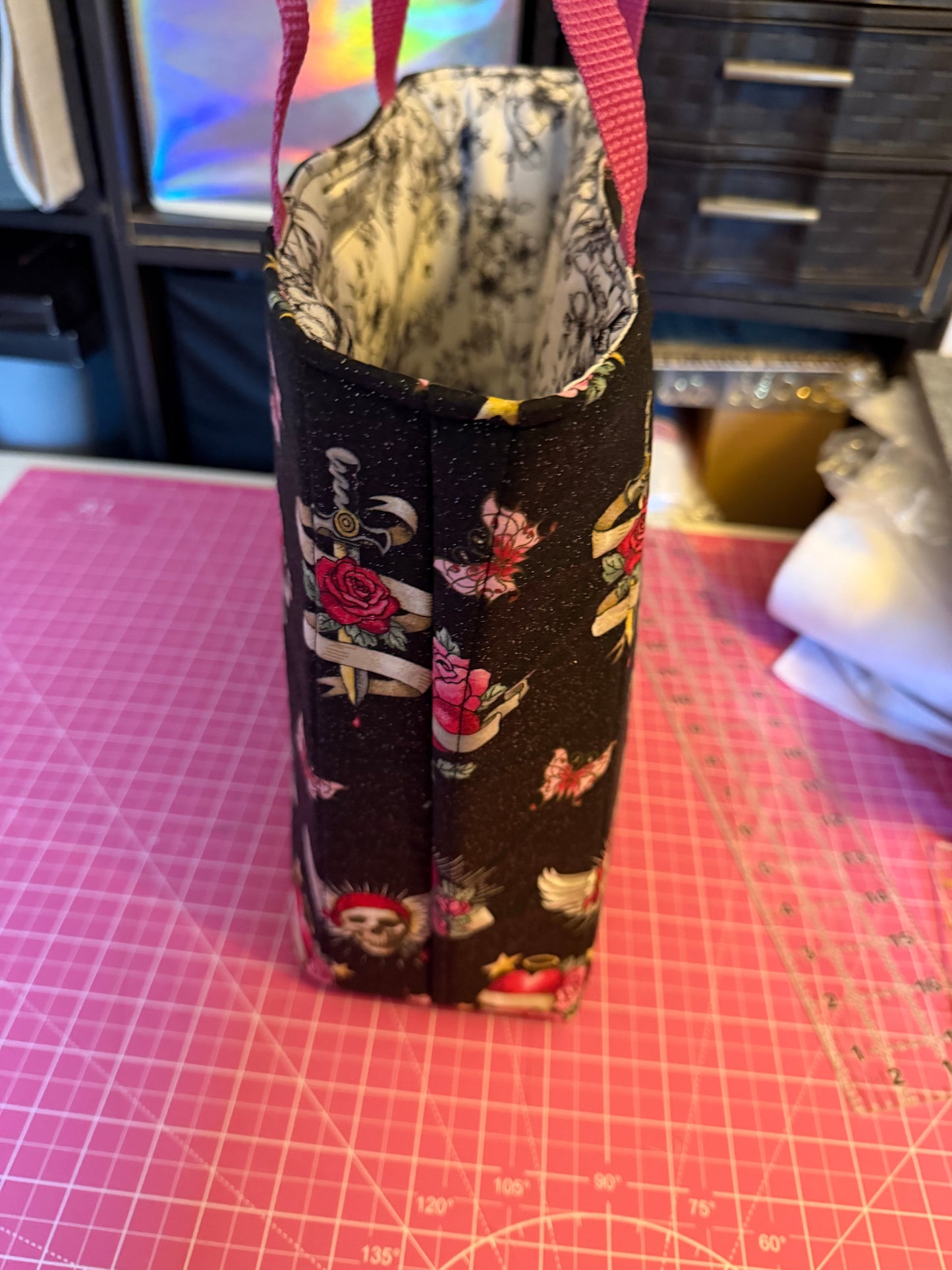 Bag - Tote Bag Hearts & Skulls 0006