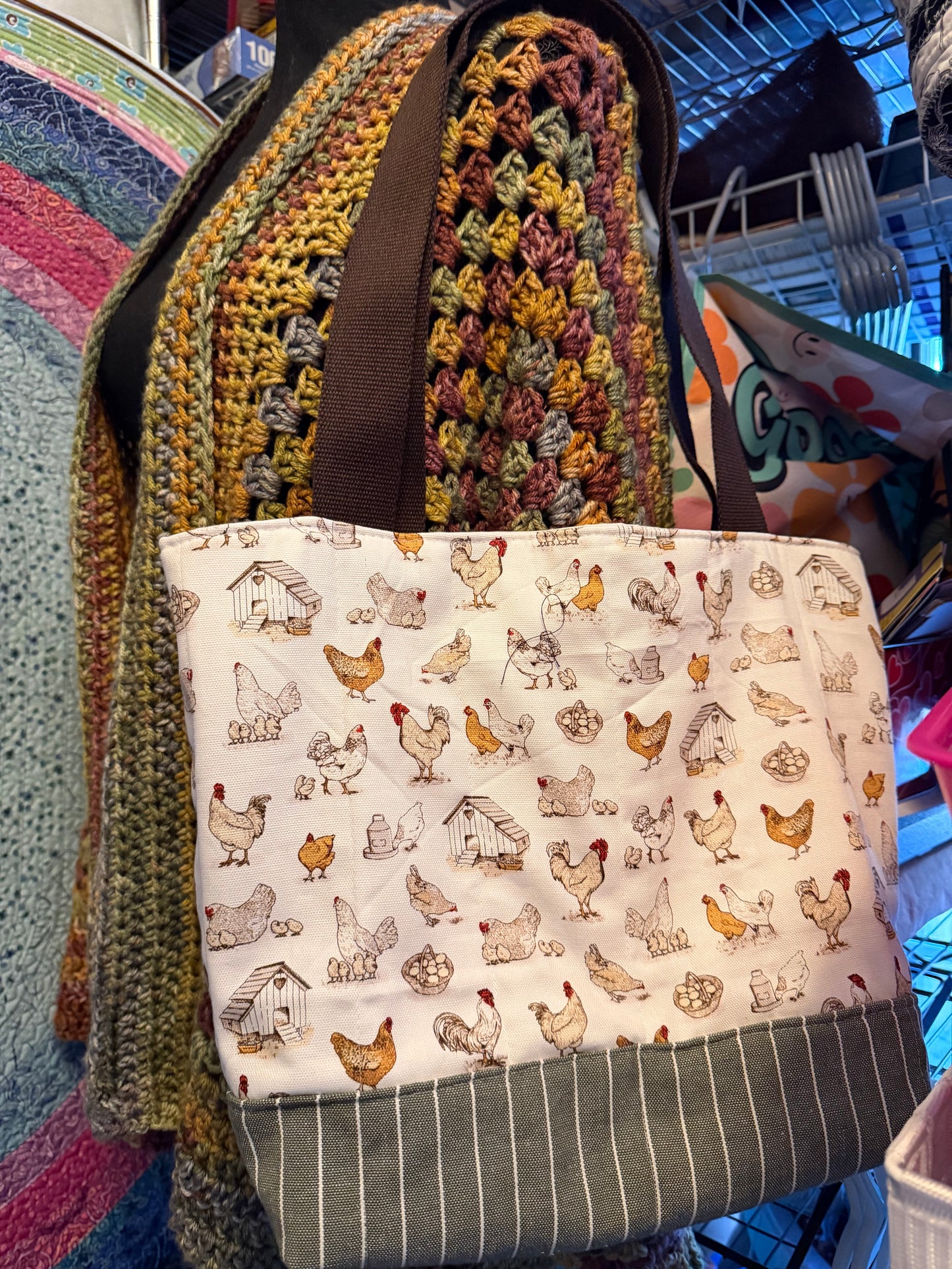 Bag - Tote Bag Chickens 0005