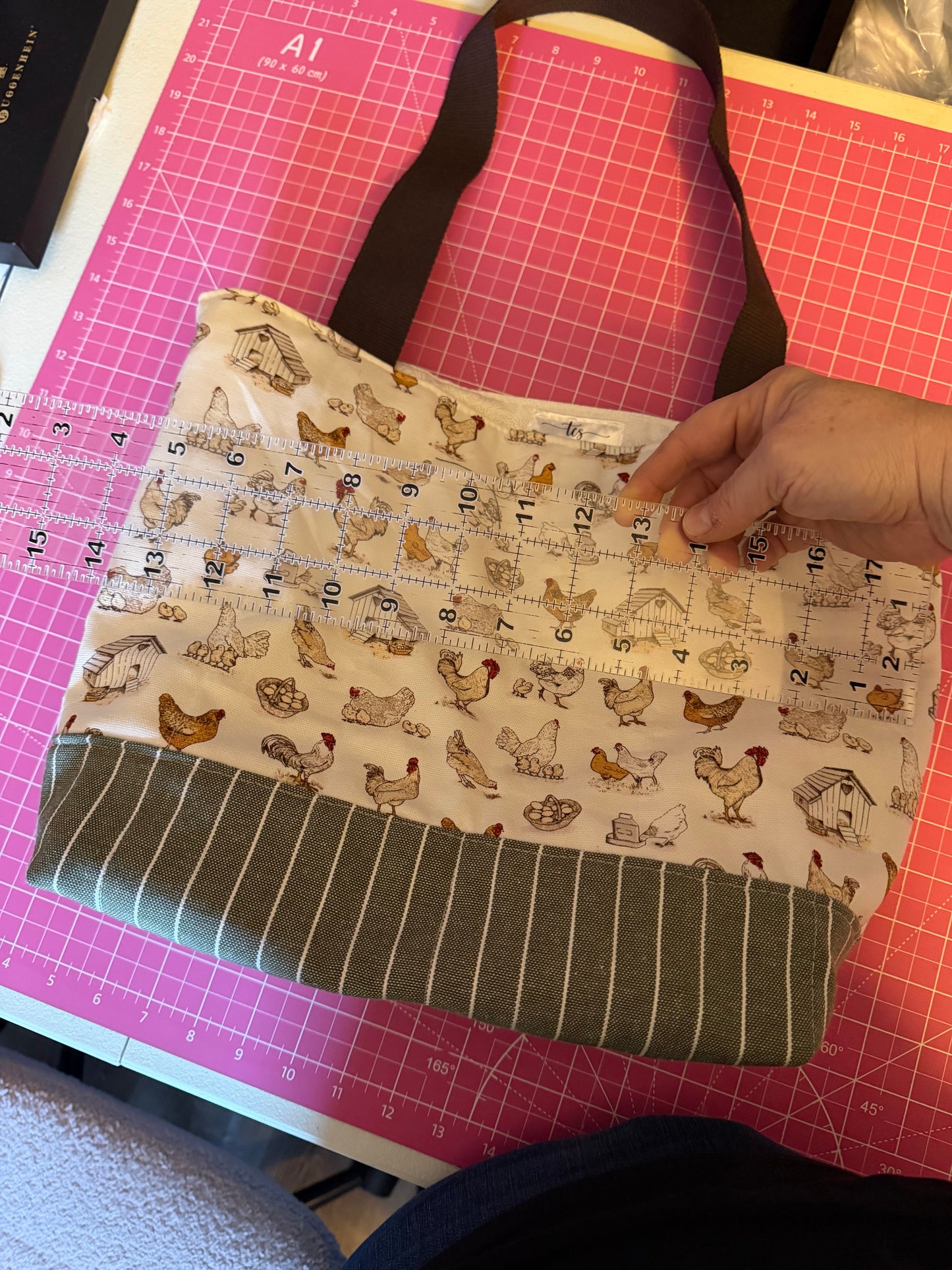 Bag - Tote Bag Chickens 0005