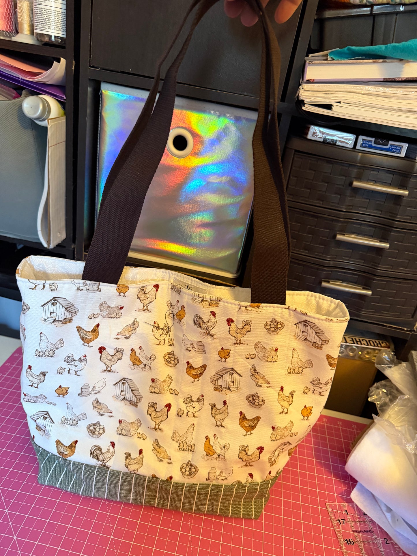 Bag - Tote Bag Chickens 0005