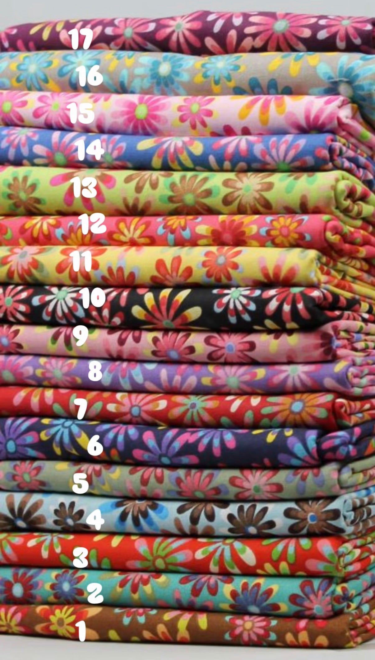 FABRIC - Flower Flower 1/2 yd