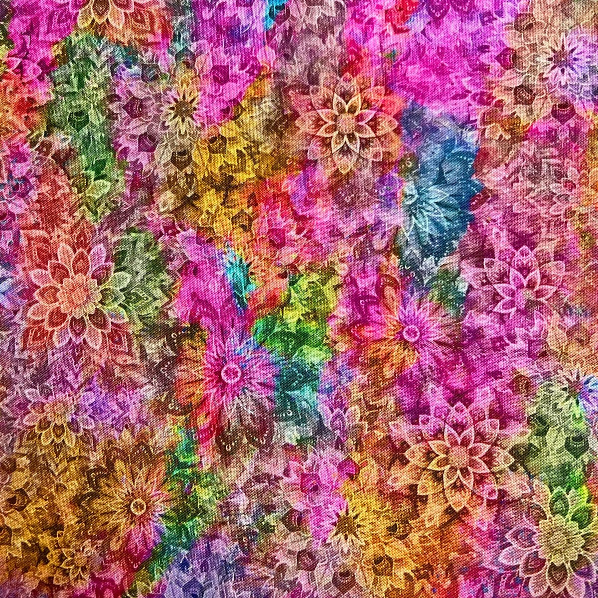 FABRIC - Dancing Darling Dahlias Fat Quarter
