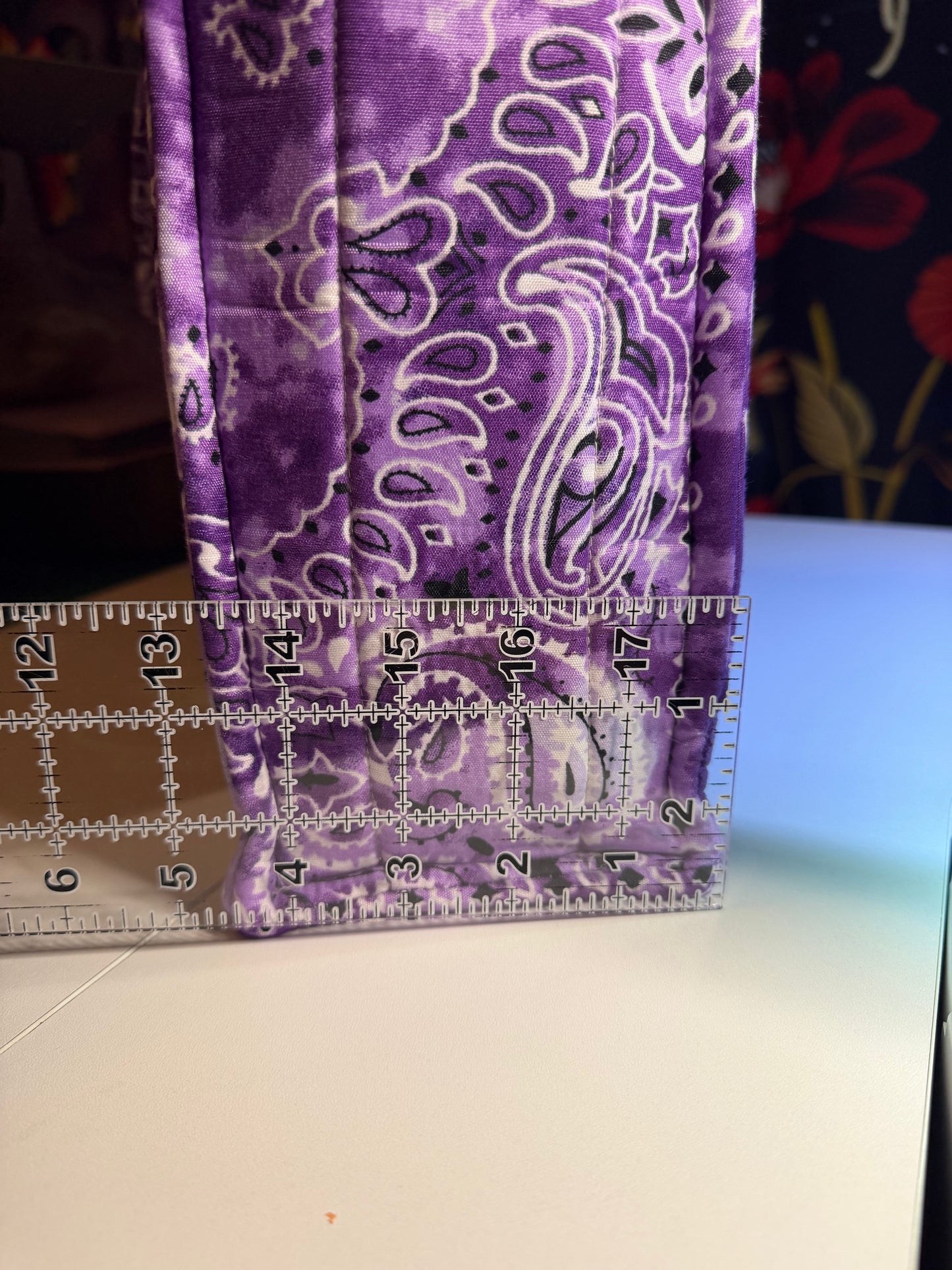 Bag - Bandana Tote, Purple Tie-Dye 0014