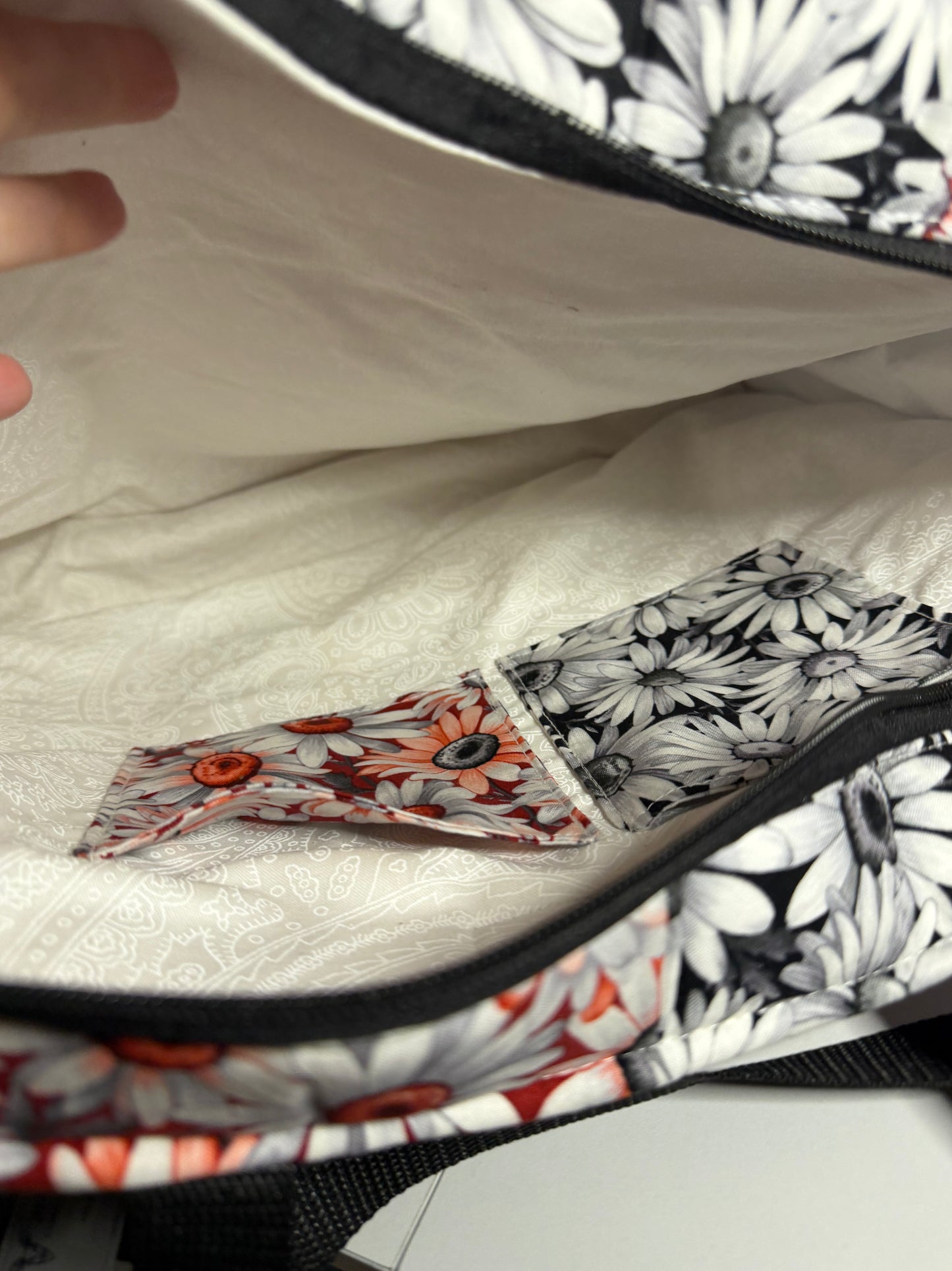 Bag - Quilted Tote, Scarlett Daisies 0016
